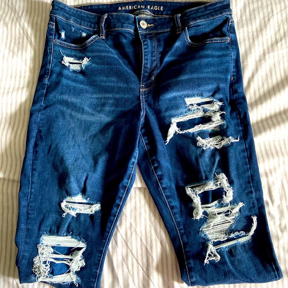 American eagle high rise jegging crop size 16 short